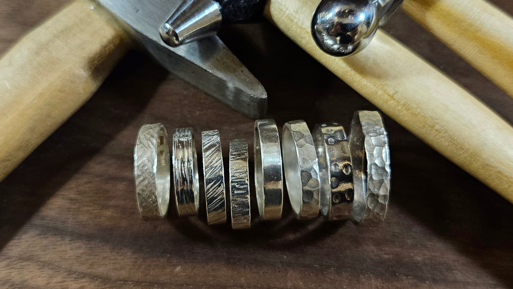 Different ring widths at ByMe Workshop